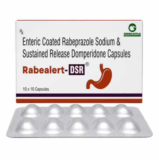 Rabealert DSR (Рабепразол 20 мг, Домперидон 30 мг)