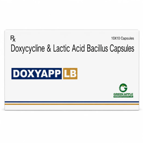 Doxyapp LB (Доксициклин 100 мг и Lactic Acid Bacillus 5 млрд спор)